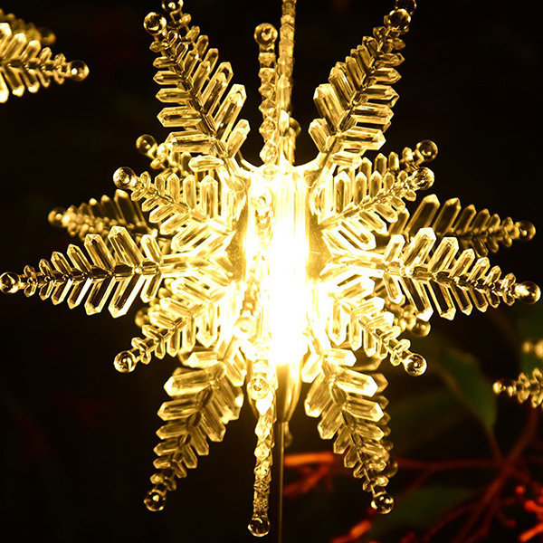 Acrylic Snowflakes LED Set