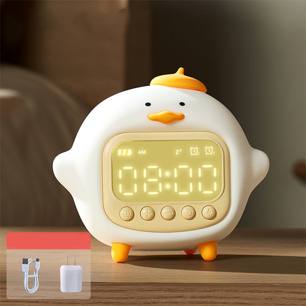 Duck Alarm Clock - USB - Night Light - ApolloBox