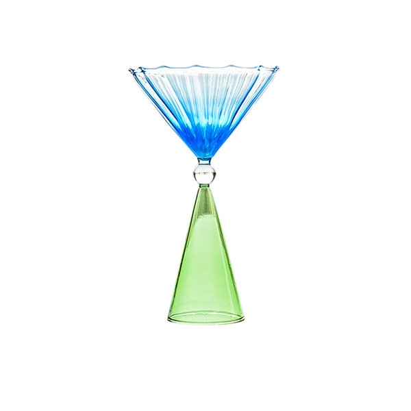 Glass Cocktail Cup - Triangle - Cylinder - 4 Patterns - ApolloBox