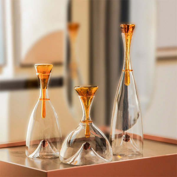 1800ml Wine Decanter Glass Iceberg Whiskey Decanter Glass Carafe