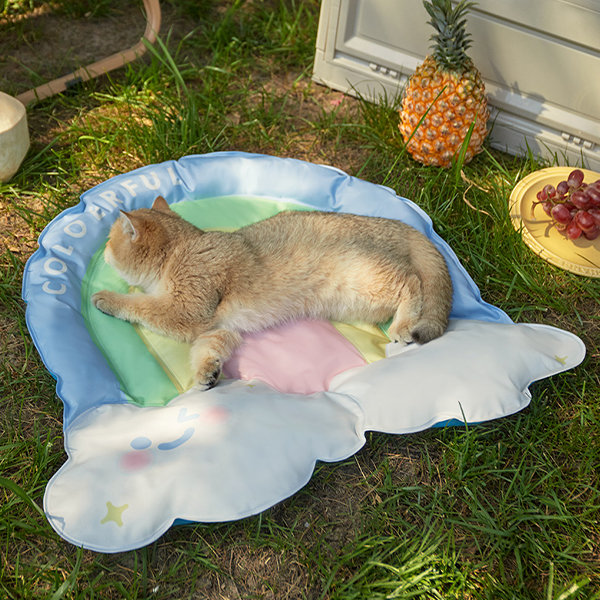 Rainbow Cooling Mat - 2 Sizes - For Cats - ApolloBox