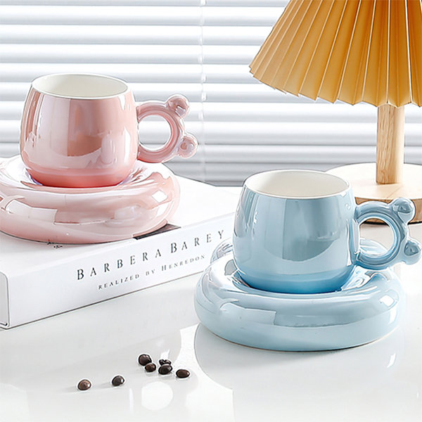 Ceramic Tea Set - Pink - Red - Green - 2 Sizes - ApolloBox
