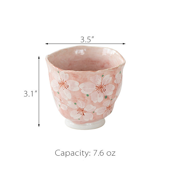 Cherry Blossom Glass Cup from Apollo Box