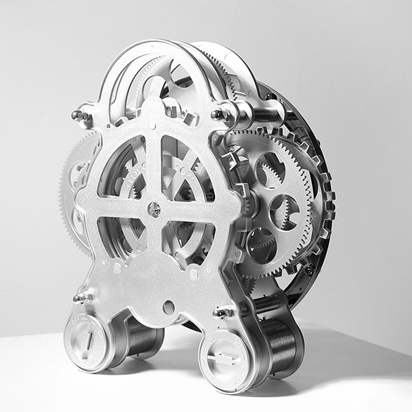Mechanical Gear Clock - Metal - ApolloBox