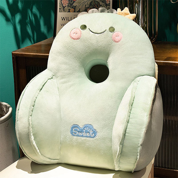 Seat Cushion Cute Animal Plush Seat Cushion Waist - Temu