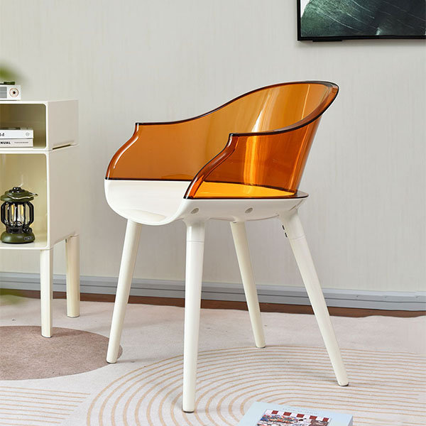 Backrest discount plastic chair