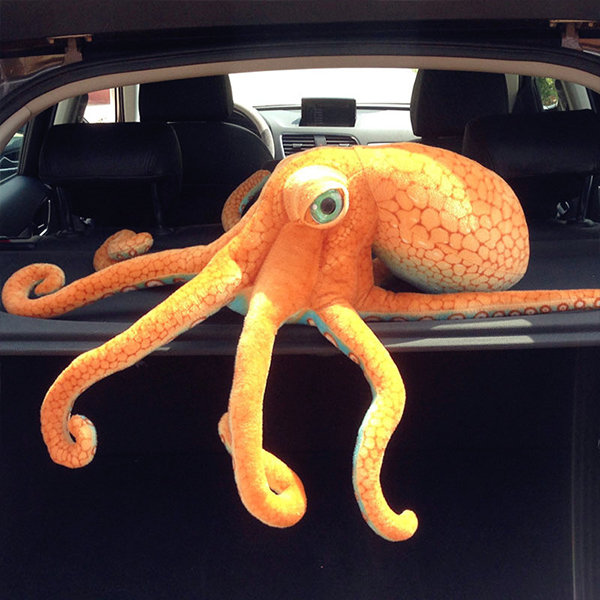 Octopus Car Toy - Polyester - 2 Sizes - ApolloBox