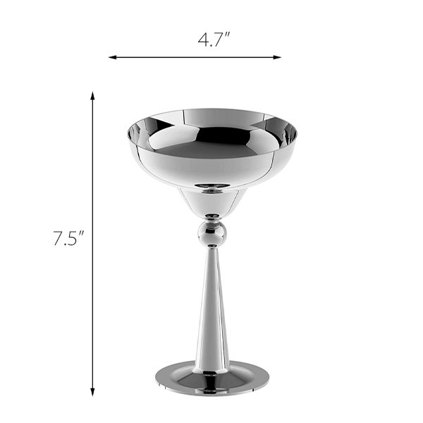 Stainless Steel Cocktail Goblet Modern ApolloBox