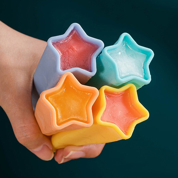 Star Popsicle Mold - Silicone - Set of 4 - ApolloBox