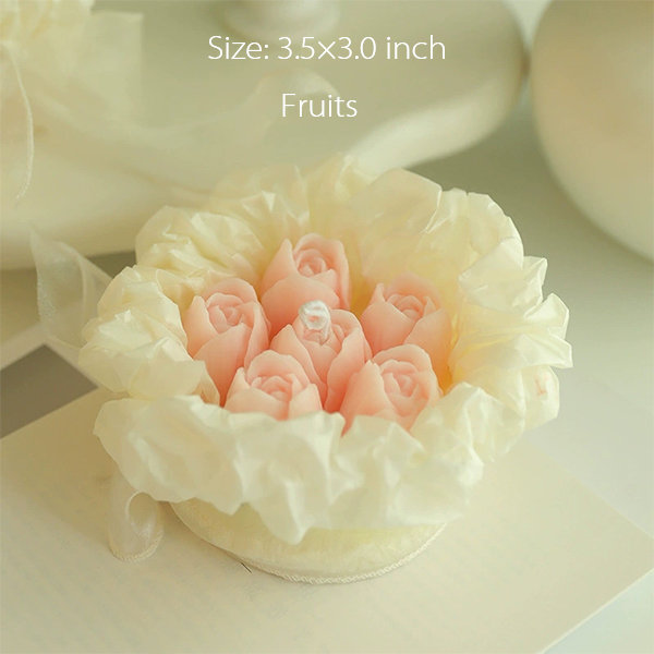 Different Flower Candle Moulds Tulip Cherry Blossoms Peony Rose