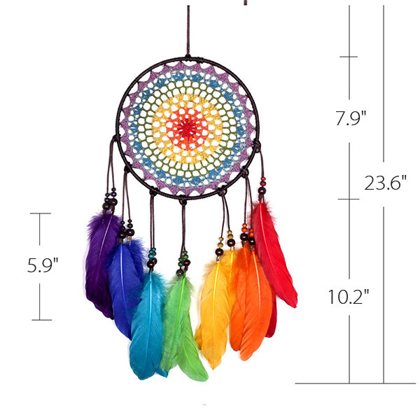 Rainbow Dream Catcher Kit - Create Art, Party IN A BOX