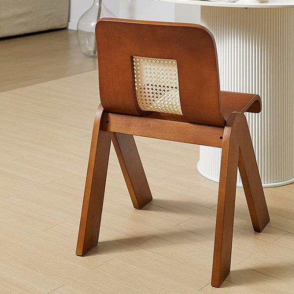 Wooden retro dining cheap chairs