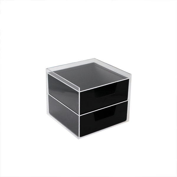 Iridescent Jewelry Storage Box- Acrylic - 3 Tiers from Apollo Box