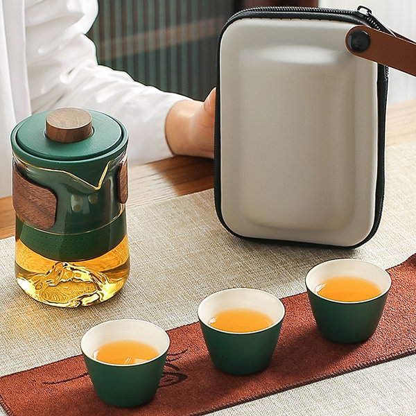 Travel Portable Tea Set Portable Tea Making Cup Kung Fu Tea Cup Outdoor  Camping Tea Pot