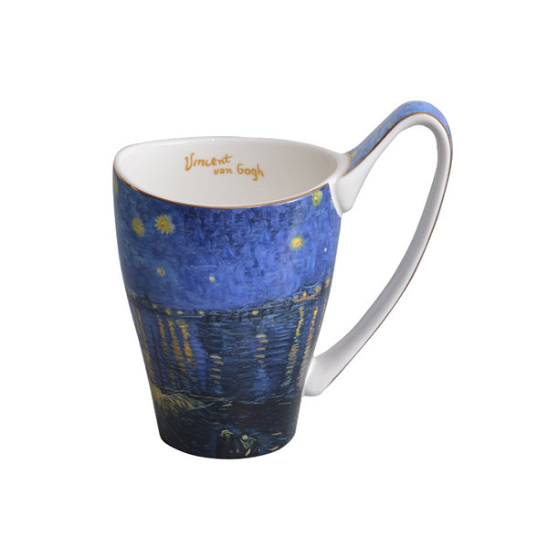 Van Gogh Ceramic Mug Coffee Large Espresso Cups Oil Painting