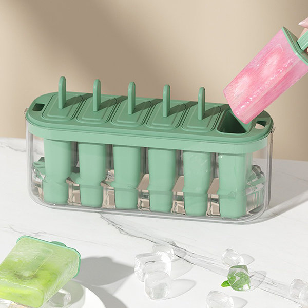 Ice Cream Mold - Green - Beige from Apollo Box