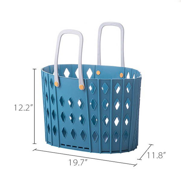 Mesh Foldable Hamper | Assorted Colors | 18