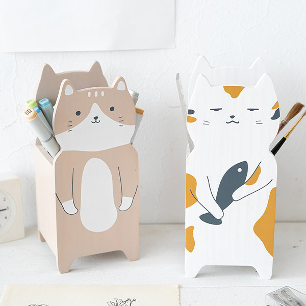 Cartoon Cat Pen - With Holder - Resin - 4 Patterns - ApolloBox