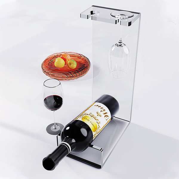 Modern Acrylic Wine Bottle Holder 2 Sizes ApolloBox   5QS7NArray 13 