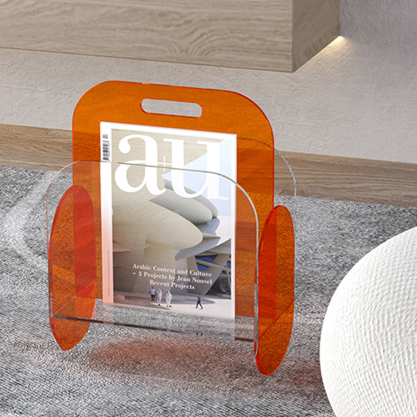 Acrylic Storage Rack - Transparent - Orange - 4 Colors