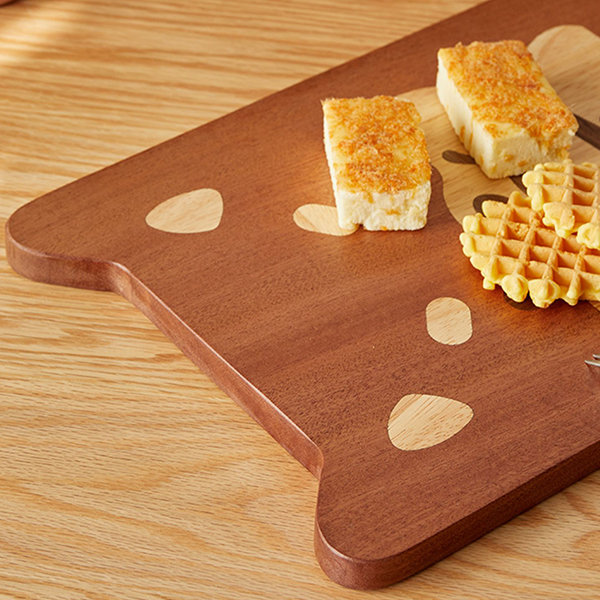 Bunny Cutting Board - Wood - Stainless Steel - 2 Sizes from Apollo Box