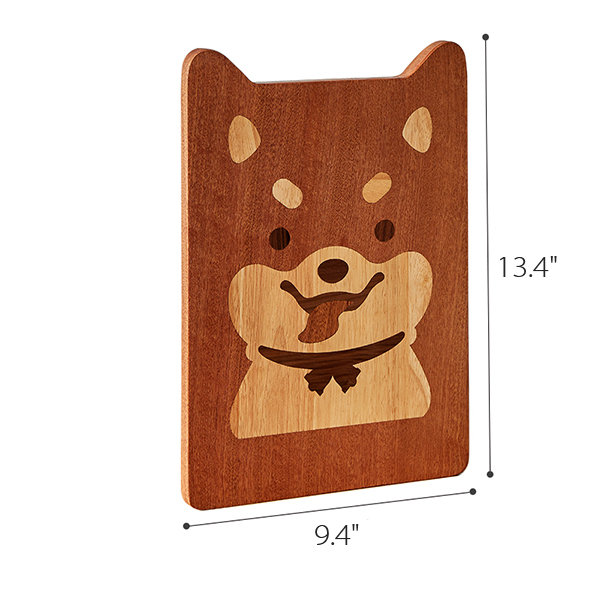 Bunny Cutting Board - Wood - Stainless Steel - 2 Sizes from Apollo Box