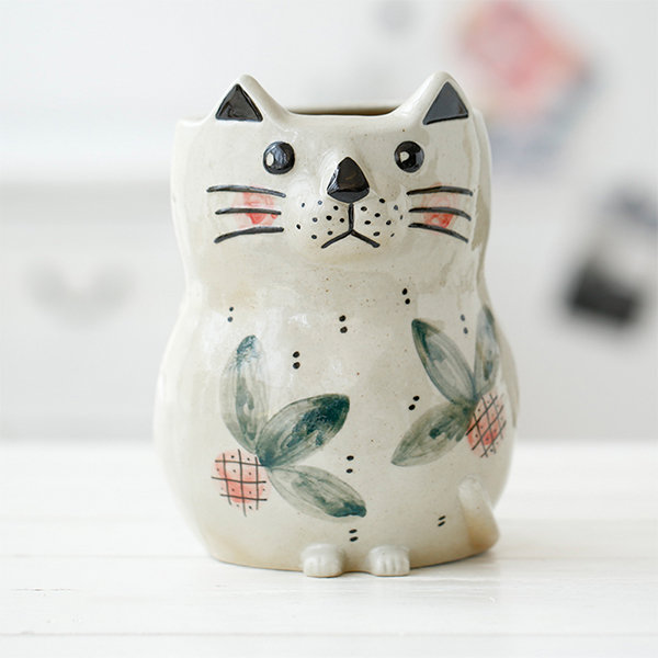 Stoneware Vase — Lucky Cat Ceramics