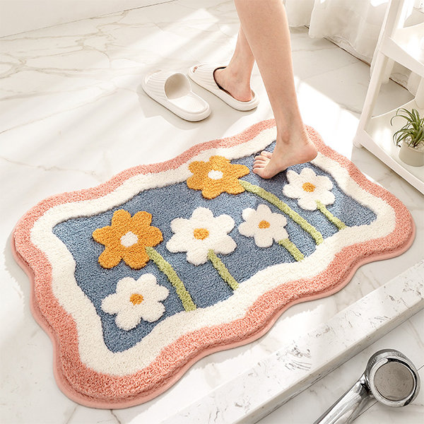 Absorbent Bath Mat - Floor Mat - 3 Styles - 2 Sizes - ApolloBox