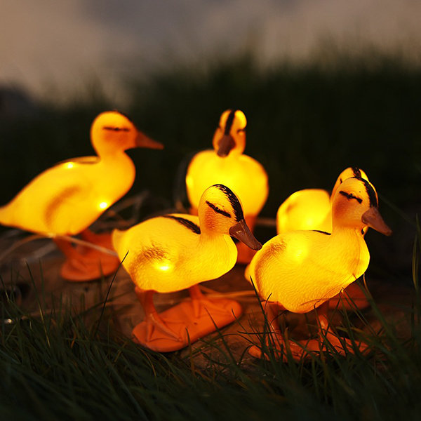 Solar Duck Light - Plastic - 5 Pcs - ApolloBox