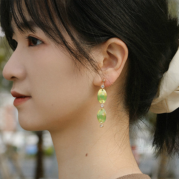 Shop Dangle Earrings Girls Fashion Chinese Style Pendant Womens Gemstone  Drop Woman - Dick Smith