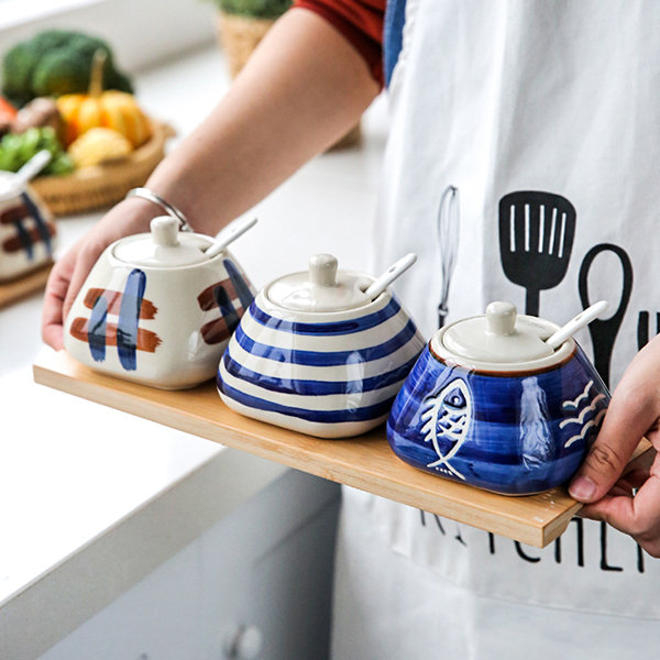 Modern Seasoning Jar Set from Apollo Box