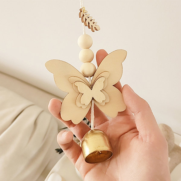 Retro Wind Chime - Iron - Butterfly - Flower - ApolloBox