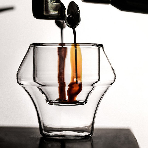 Mini Coffee Cup - Ball Handle - Glass - ApolloBox