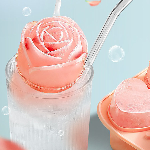 Ice Cream Inspired Ice Ball Mold - Silicone - Pink - Yellow - 6 Colors -  ApolloBox