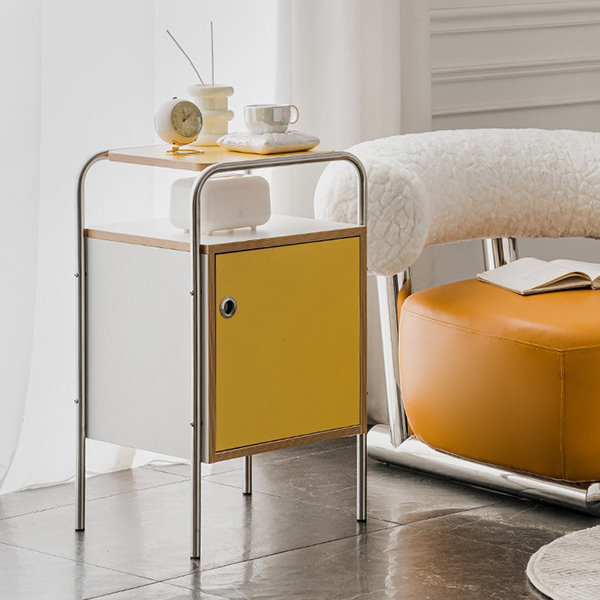 Nordic Creative Cabinet - Stainless Steel - Yellow