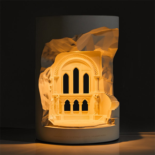 Melting Wax Lamp - Concrete - Sculpture Design from Apollo Box