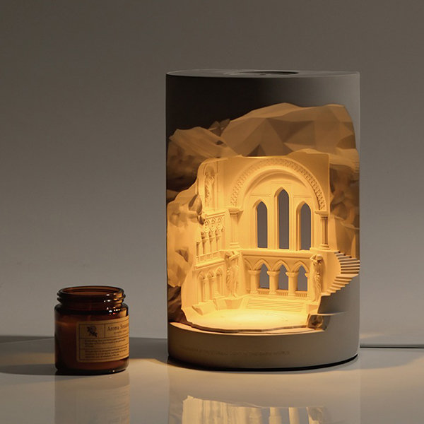 Melting Wax Lamp - Concrete - Sculpture Design