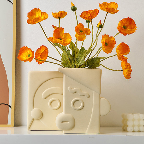 Creative Abstract Face Vase - Ceramic - 2 Patterns