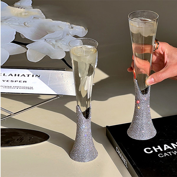 304 Stainless Steel Champagne Flutes Glasses  304 Stainless Steel Wine  Glasses Cup - Glass - Aliexpress