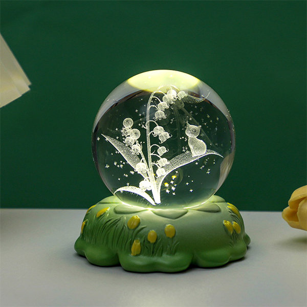 Mystical Crystal Ball Resin Storage Box - Something Different Wholesale