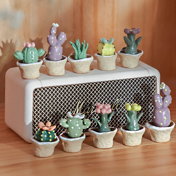 Cactus Jewelry Storage Tray - Ceramic - ApolloBox