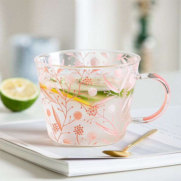 Stylish Glass Cup - Textured Design - 8 Styles Available from Apollo Box