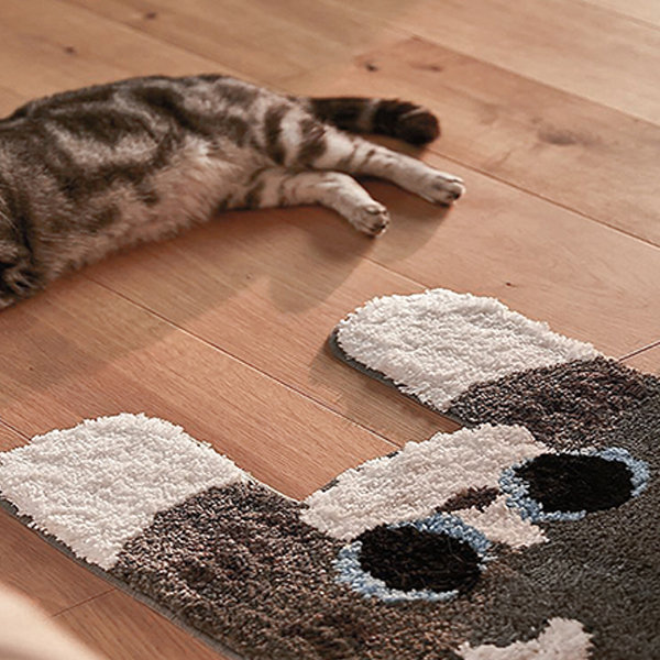 Creative Cat Rug, Nordic Cartoon Carpet