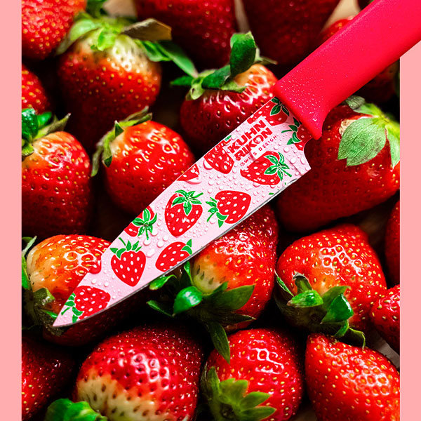 Stainless Steel Fruit Knife - Strawberry - Avocado - 4 Patterns