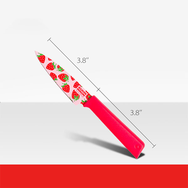 Stainless Steel Fruit Knife - Strawberry - Avocado - 4 Patterns