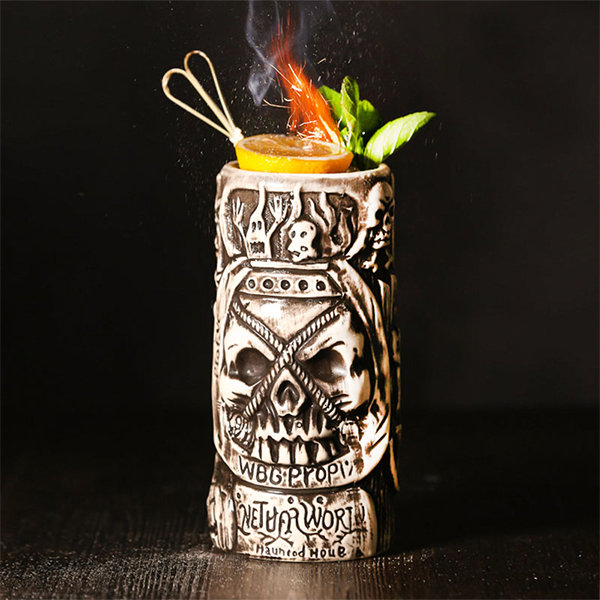 Skull Head Cocktail Cup - Glass - ApolloBox