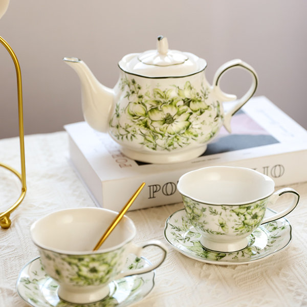 Tea Cup Set - With A Filter - Ceramic - Glass from Apollo Box