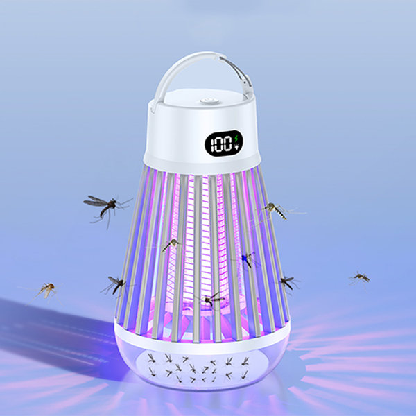 Mosquito Killer Lamp - Bug Zapper - Outdoor - Black - White