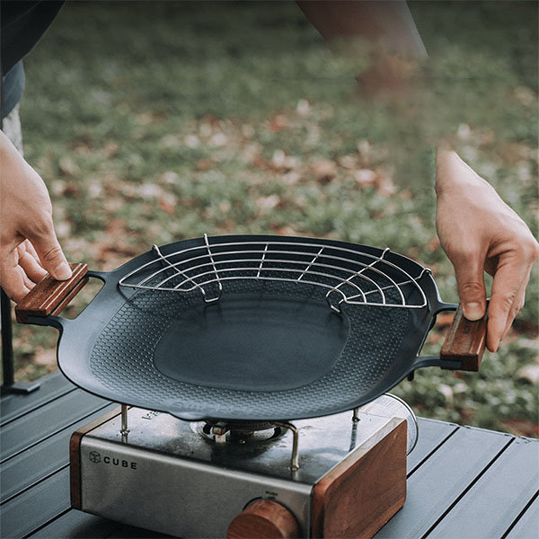 Portable Grill - Stainless Steel - Beige - Green - 2 Sizes - ApolloBox