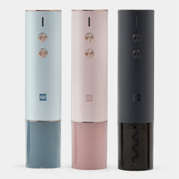 Electric Wine Opener - Pink - Blue - Black